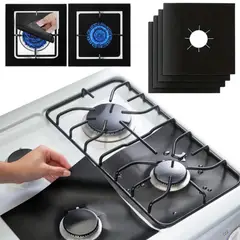 GENERICO - Forro Cubierta Protectora para Estufa Reutilizable Set X4 Unidades