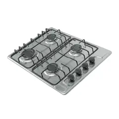 CHALLENGER - Estufa de Empotrar En Acero Inoxidable de a Puestos 58.5 cm a Gas Natural - Sp6043