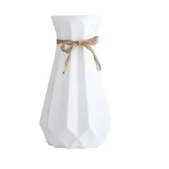 GENERICO - Florero Decorativo Minimalista Estilo Romano Blanco
