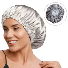GENERICO - Gorro En Satin Ajustable Anti Frizz Profesional