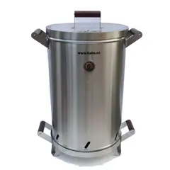 ITAHO - Barril Asador Acero Inoxidable 60x40 cm