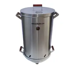 ITAHO - Barril Asador Acero Inoxidable 75x50 cm