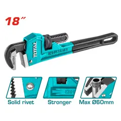 TOTAL TOOLS - Llave de Tubo 18" Tht171186