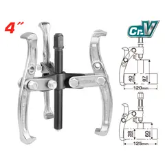 TOTAL TOOLS - Extractor de 3 Patas 4 Pulgadas 4000 kg Thtgp346