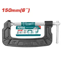 TOTAL TOOLS - Prensa Tipo C 6 Pulgadas Tht13161