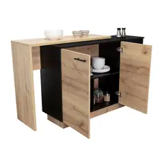 RTA DESIGN - Isla De Cocina Sicilia 90X150 Rta Wengue Duna