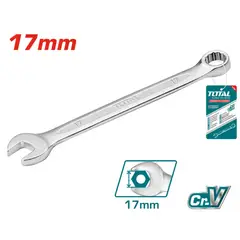TOTAL TOOLS - Llave Combinada Cromada 17 mm Tcspa171