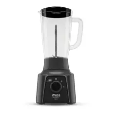 IMUSA - Licuadora Power Mix Plus 2 Velocidades Negra