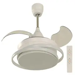 DESIGNER - Ventilador de Techo 106 cm 6500 Cfm 3 Aspas Blanco