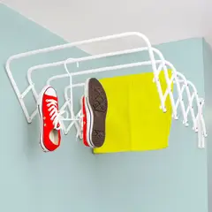 REJIPLAS - Tendedero Pared 5 Tubos 80cm 25 Kilos Brissa Blanco