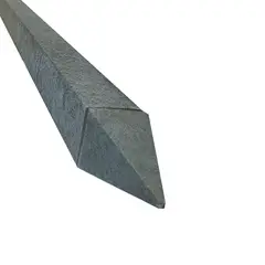 MADERPLASTICOL - Poste de Madera Plástica con Punta 9 X 9 X 200 cm