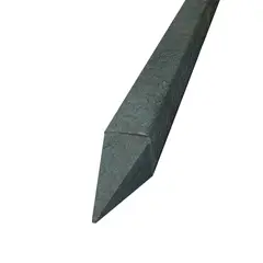 MADERPLASTICOL - Poste de Madera Plástica con Punta 8 X 8 X 200 cm