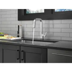 DELTA FAUCET - Grifo de Cocina Extraíble Cromado 19825lf Delta