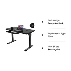 AIMEZO - Escritorio de Pie con Cajón Ergonómico Eléctrico