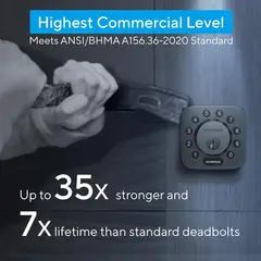 ULTRALOQ - Cerradura Inteligente de Puerta Delantera U-bo