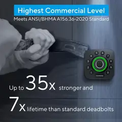 ULTRALOQ - Cerradura Digital de Huella Digital U-bolt Pro