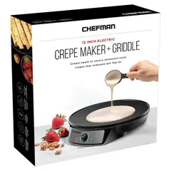 CHEFMAN - Crepera Eléctrica Control de La Sarten