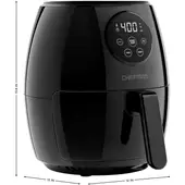 CHEFMAN - Freidora de Aire Pequeña Cocina Saludable