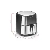 CHEFMAN - Freidora de Aire 2 en 1 Max Xl de 8 Cuartos