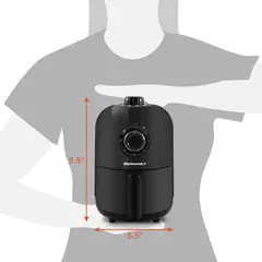 ELITE - Freidora Eléctrica Compacta de Aire Caliente Gourmet