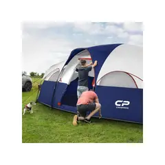 CAMPROS CP - Carpa Para Camping 8 Personas Con Divisor Y Ventilación
