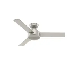 HUNTER FAN - Ventilador De Techo Decorativo Sin Luz 3 Aspas 3519 CFM Níquel