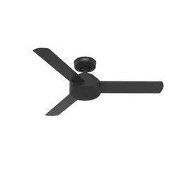 HUNTER FAN - Ventilador De Techo Decorativo Sin Luz 3 Aspas 3519 CFM Negro