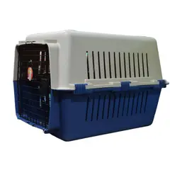 COLMASCOTAS - Guacal Para Mascotas Importado 67X46X51Cm Pequeña Azul Oscuro