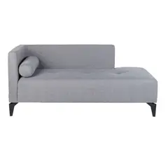 DKO DESIGN SAS - Sofá Chaise Long 66X163X64 Gris Memphis Pata Negra