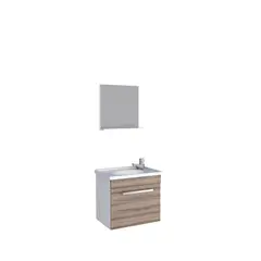 MULTIMUEBLES - Mueble Baño Agata Tamarindo Lavam Espejo