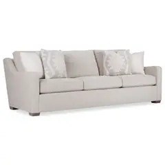 undefined - Sofá Calypso 3 Puestos Tela Antifluidos 220x85x80 Beige