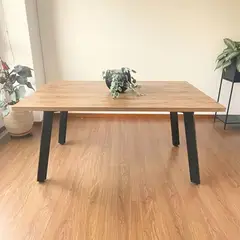 FERRUM - Mesa de Comedor Gael Hierro/Melamina