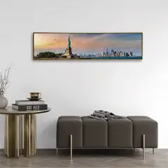 undefined - Cuadro Panorámico 12 - 140 X 35 - Marco Dorado