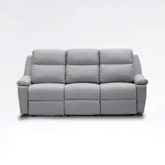 ELITE LIVING - Sofá Reclinable Mar 3 Puestos Est Cu Sit Gris 80X90X80 Cm