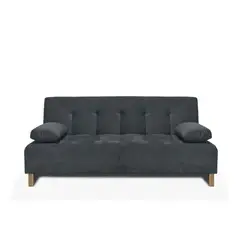 MUEBLES ONLINE - Sofacama Glaser 3 Posiciones 180X85 Tela Gris