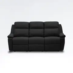 ELITE LIVING - Sofá Reclinable Marsella 3 Puestos Est Cu Ne 80X90X80 Cm