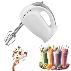 52 BITS - Batidora de Mano 5 Velocidades Con Accesorios 120w