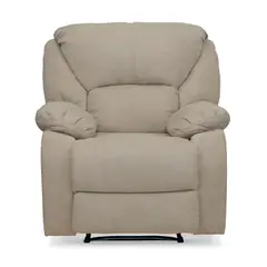 ELITE LIVING - Silla Reclinable Ohio Estática - Elise Tela Camel