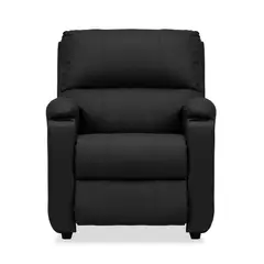 ELITE LIVING - Silla Reclinable Alan Estática Cuero Sintético Negro
