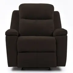 ELITE LIVING - Silla Reclinable Marsella Mecedora Tela Chocolate