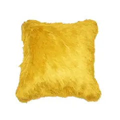 UNOXUNO - Cojín Plain Luxor T.45x45 Amarillo