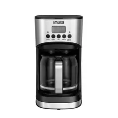 IMUSA - Cafetera Grand Café 14 Tazas Programable Negra
