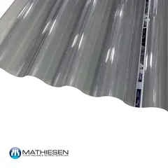 MATHIESEN - Teja P7 Gris #10 305 X 92cm 0.7 mm Policarbonato