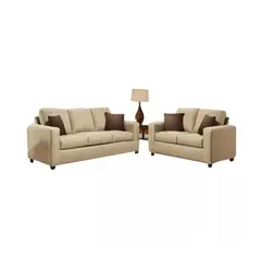 undefined - Juego de Sala 3-2 Vicky Tela Pet Friendly Antifluidos 190x80x80 Beige