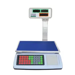 FULLER - Bascúla Balanza 50Kg Etiquetadora De Impresión De Precios Para Negocio