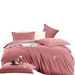 MY HOME STORE - Funda Duvet Tacto Suave Unicolor Lila Queen