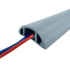 HALUX - Canal Flex De Piso Adhesiva Gris 50X15Mm X 2M