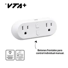 VTA PLUS - Tomacorriente Doble Inteligente Vta+