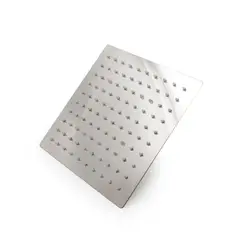 HICASA - Ducha Regadera 30Cm Cuadrada Cromado Acero