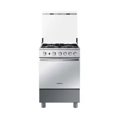SAMSUNG - Estufa de Piso 4 Puestos con Grill a Gas Natural o Propano Gris